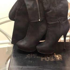 Charlotte Russe Suede over the knee boots